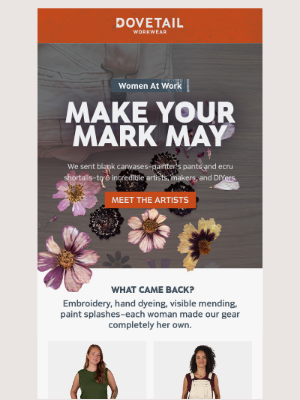 Dovetail Workwear - Women At Work: Make Your Mark May