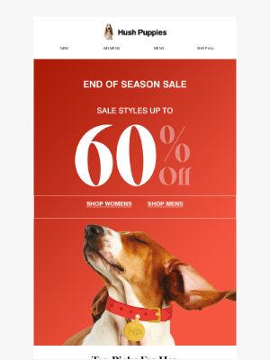 Hush Puppies - Up to 60% Off | End Of Season Sale