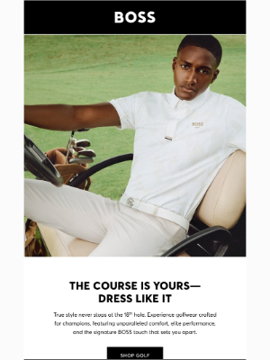 HUGO BOSS - A New Standard in Golf Style