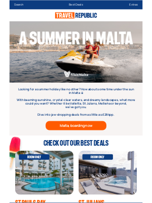 Travel Republic (United Kingdom) - Discover the charm of Malta 🏖️