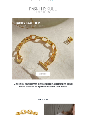 Northskull - The Cheri T-Bar Chunky Bracelet