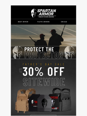 Spartan Armor Systems - Up To 30% OFF Sitewide + FREE Gear - Get Protected