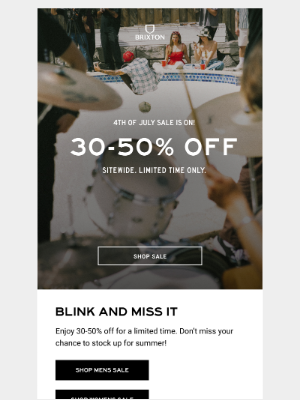 Brixton LLC - 4th Of July Sale Is On!