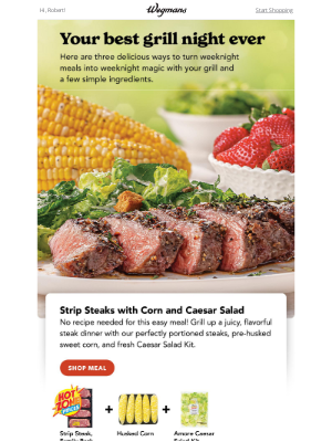 Wegmans Food Markets - Ready, Set, Grill! 3 Must-Try Weeknight Meals