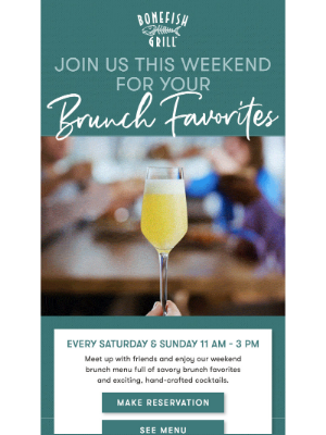 Carrabba's Italian Grill - Cheers to Weekend Brunch 🍾