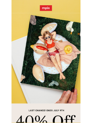 Mpix - Last chance: 40% off Premium Books & Albums💫