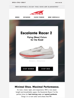 Altra Running - Racer 2 in rad new colors 🎸