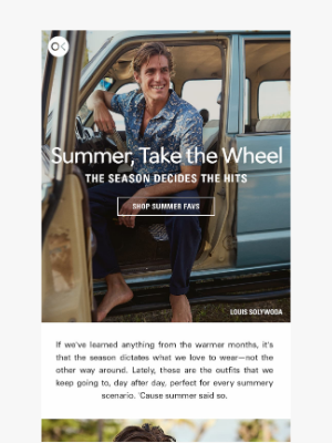 Outerknown LLC - 'Cause Summer Always Decides the Hits
