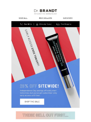 dr. brandt Skincare - You're Got Early Access