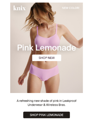 Knix - New Color Drop! Pink Lemonade 🍋💗