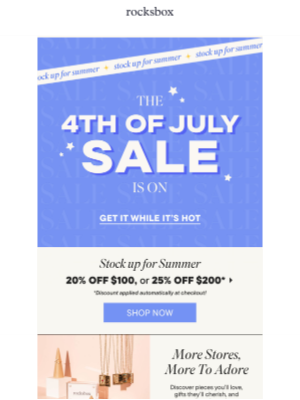 Rocksbox - 💥 The SALE You Don’t Want to Miss
