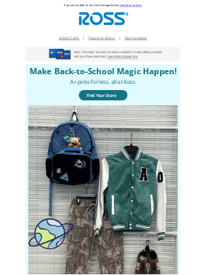 Ross Stores - Are You Ready to Work Your Magic this School Year?