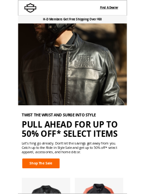 Harley-Davidson - Hurry: Up to 50% off* select items