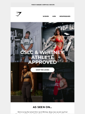 Gymshark - GSLC & Whitney 🤝 Athlete approved