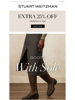 Stuart Weitzman - You're All Set for a Winter Style Update