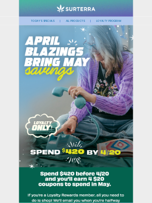 Surterra Wellness - 🌿 Spend $420 By 4/20 to Save! 🌿