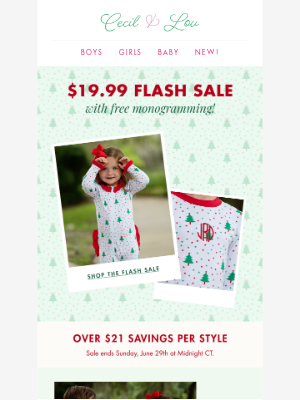 Smocked Threads by Cecil and Lou - 🎄$19.99 and FREE monograms!