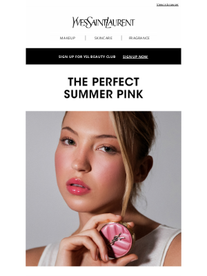 Yves Saint Laurent Beauty - Get Lila Moss's Effortless Pink Radiance