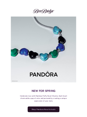 Ben Bridge Jeweler - Pandora Jewelry NEW Puffy Hearts Collection