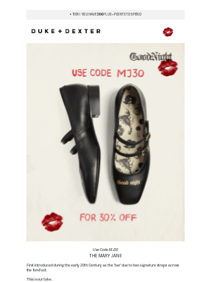 DUKE + DEXTER - Ruby Mary Janes | Your Exclusive 30% Discount