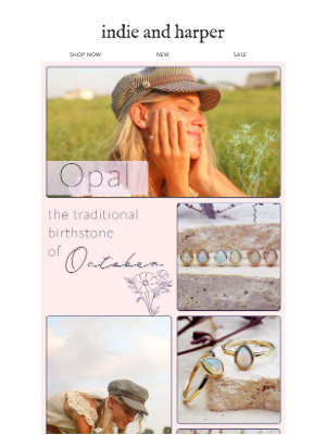 Indie and Harper - Discover the Birthstone Magic with Opal