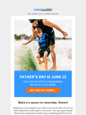 WakeMAKERS LLC - Gifts for the Dad Who Loves to be on the Lake