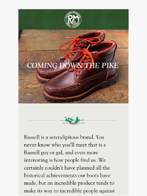 Russell Moccasin Co. - Collabs & Upcoming Drops at Russell
