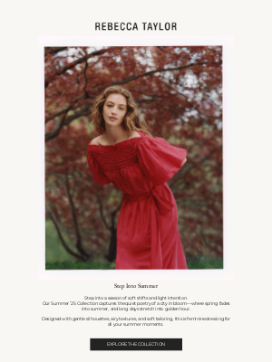 Rebecca Taylor - A Soft Shift Into Summer