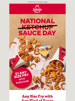Arby's - $1 Any Size Fry 🍟