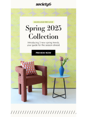 Society6 - Sneak Peek: The Trends That Will Bloom This Spring