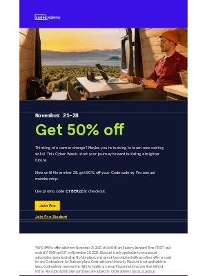 Codecademy - Save $150 this Cyber Week