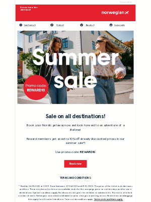 Norwegian Air Shuttle - 🤩 All Nordic destinations on sale