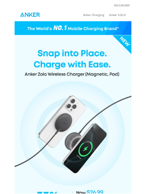 Anker - 🆕 Release | Wireless Charging Should Feel This Easy
