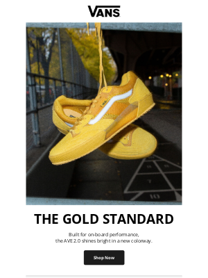 Vans - THE AVE 2.0 GETS THE GOLD TREATMENT