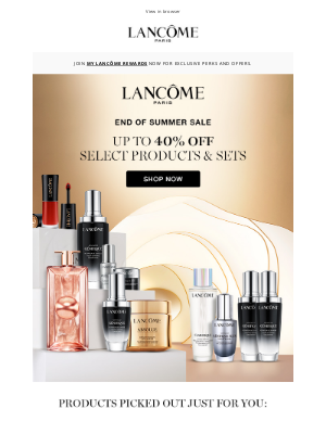 Lancome (Canada) - End Of Summer Sale Starts Now