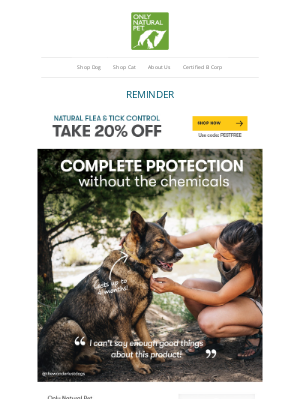 Shield Up! 🛡️ 20% OFF Pest Repelling Collars & More