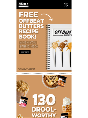 Clean Simple Eats - Get a FREE OffBeat Butters Recipe Book now…