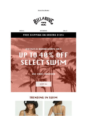 Billabong - Bikinis & Boardies Sale Starts....NOW