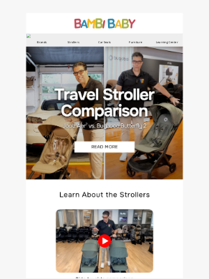 Bambi Baby Store - 🔥 Travel stroller showdown: Joolz Aer 2 vs. Bugaboo Butterfly 2