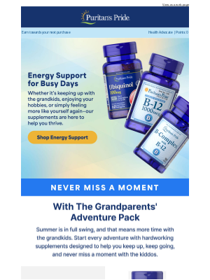 Puritan's Pride - Step Into The Energy of Summer