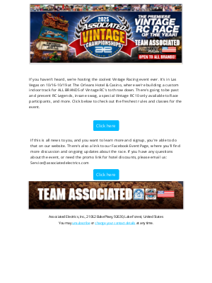 Team Associated - Vintage Off-Road Championships Race