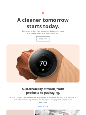 Nest Labs - Save $50 on the Nest Learning Thermostat for Earth Day