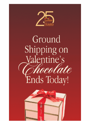 Jacques Torres Chocolate - Final Day: Get Your Special Deliveries with Ground Shipping!