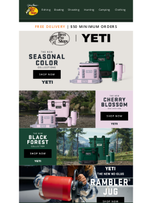 Bass Pro Shops - YETI’s New Seasonal Colors Are Here!