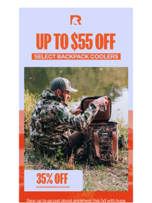 RTIC Outdoors - Up to $55 OFF Backpack Coolers