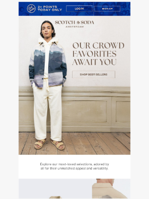Scotch & Soda - 🌟 Score Top Styles with Double Points Today Only