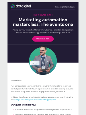 Dotdigital - Maximize event attendance and retention with automation