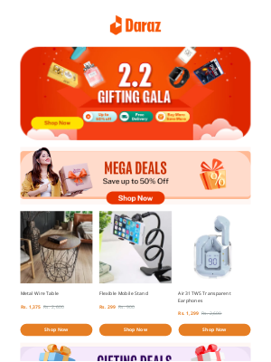 Daraz Pakistan - ⏰LAST DAY OF GIFTING WEEK⏰