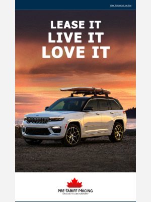 Dodge (Canada) - Frankie: Lease now. Get Pre-Tariff Pricing on existing Inventory