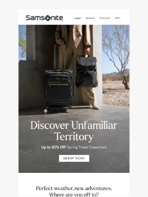 Samsonite - Luggage that Sets the Standard